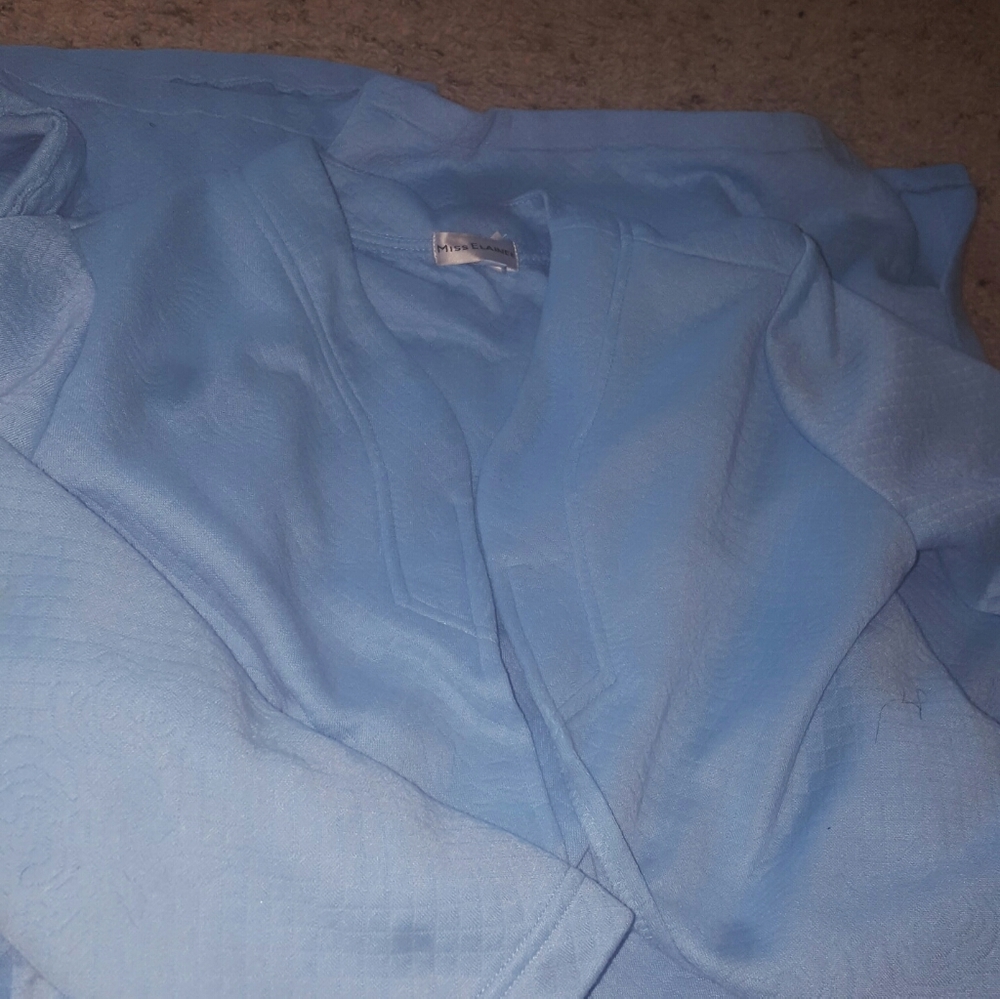 Baby blue robe